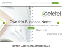 Tablet Screenshot of celetel.com